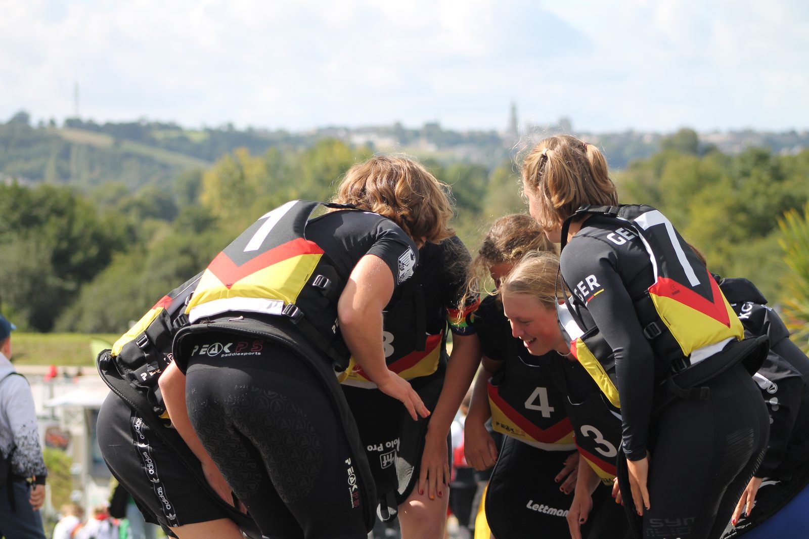 Team huddle